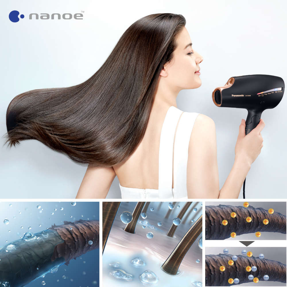 Máy sấy tóc Nanoe dưỡng ẩm, chăm sóc tóc Panasonic EH-NA98-K645