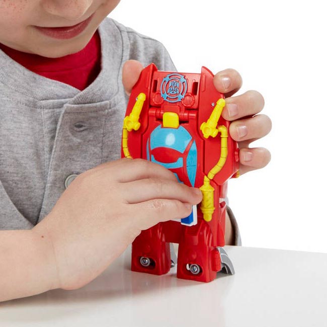 Đồ chơi Robot Transformer Playskool Heroes Rescue Bots Optimus Prime Dinosaur (Box)