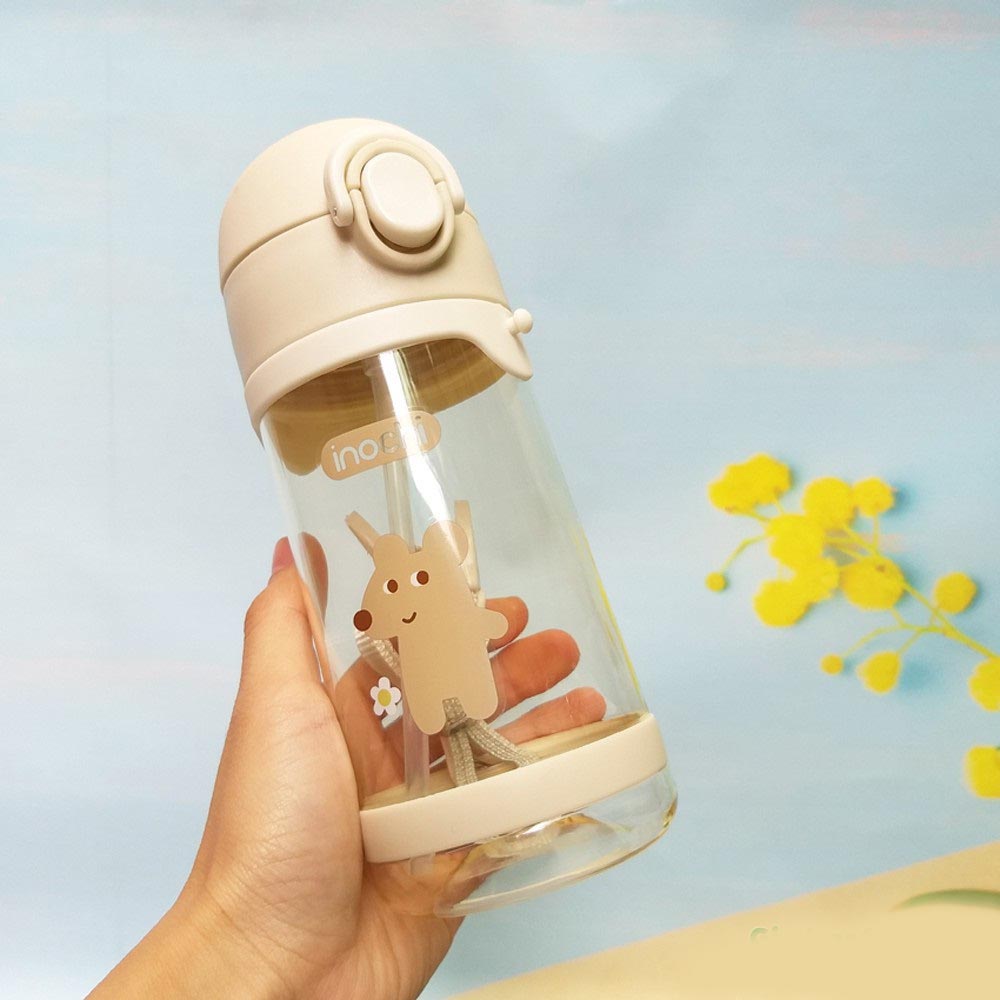 Bình nước trẻ em có ống mút Inochi Goki Zuzu 520ml