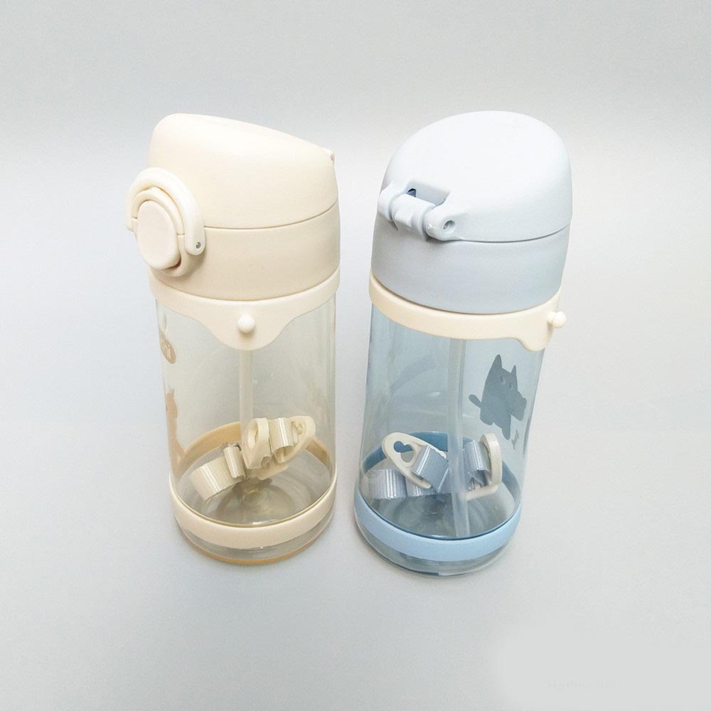 Bình nước trẻ em có ống mút Inochi Goki Zuzu 520ml