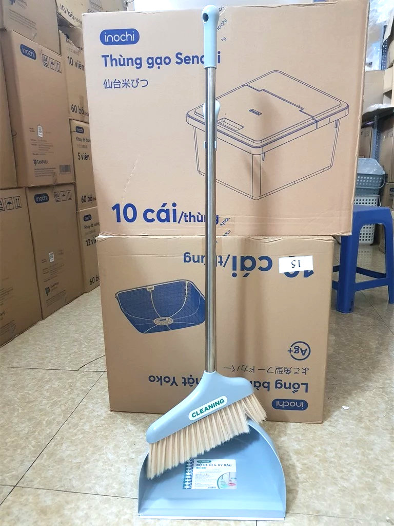Bộ chổi và xẻng quét hót rác Inochi CK02