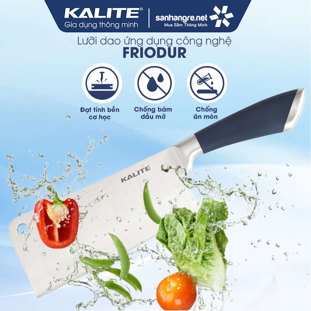 Bộ dao kéo 6 món inox nguyên khối cao cấp Kalite KL-190