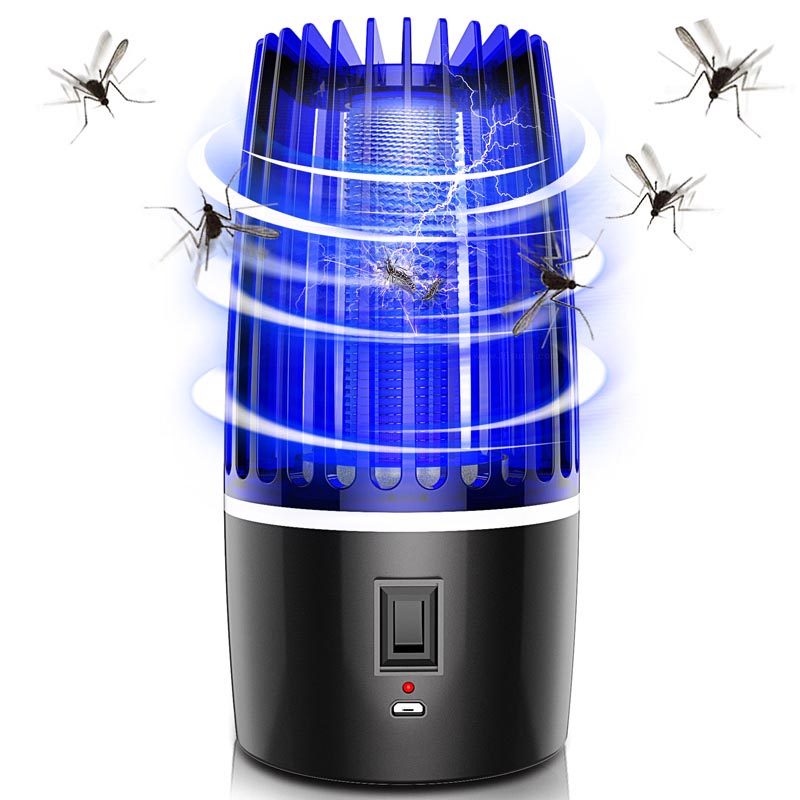 Đèn ngủ bắt muỗi tích điện thông minh Calibra BG-001 sạc USB