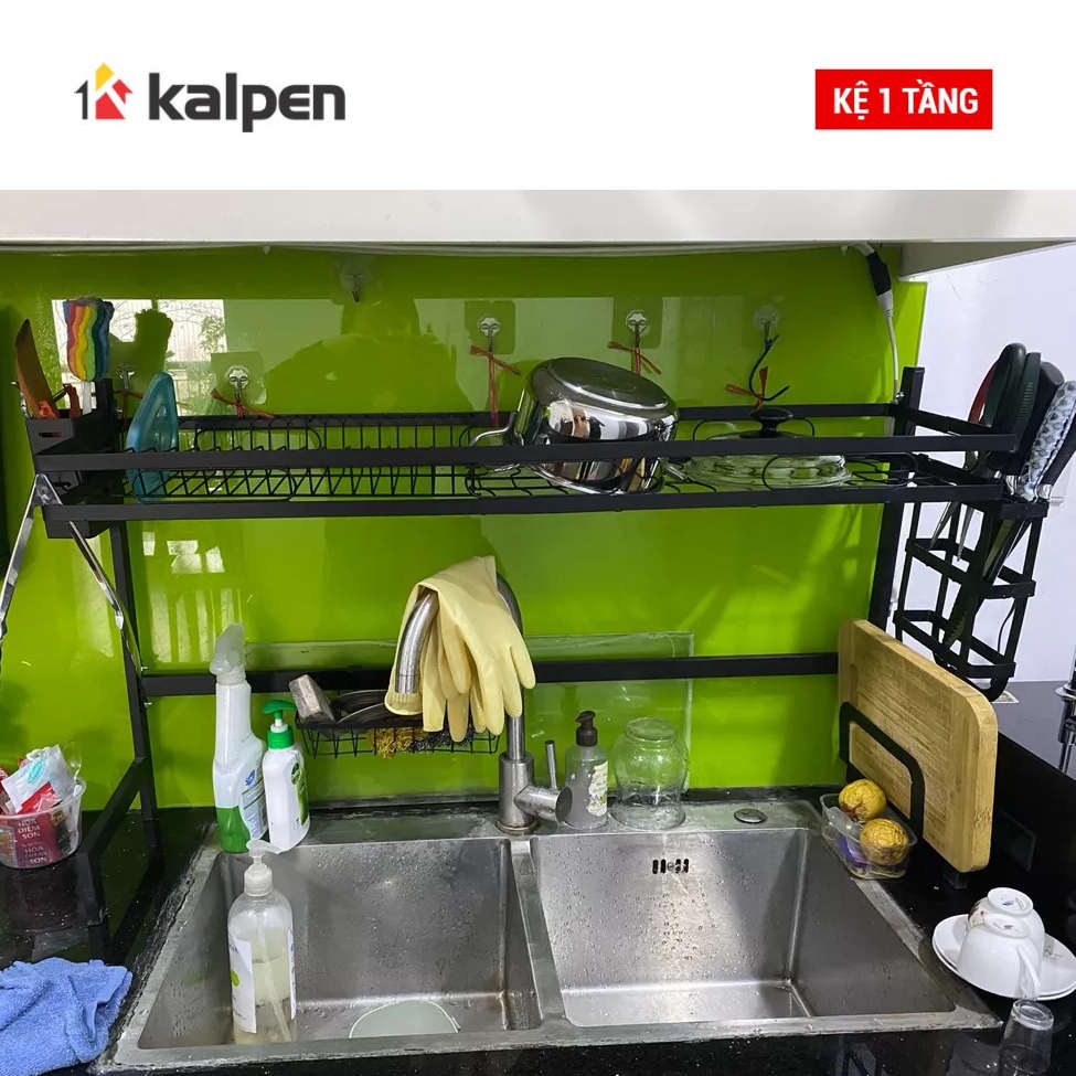 Kệ bát đĩa trên bồn rửa thông minh Kalpen 1 tầng