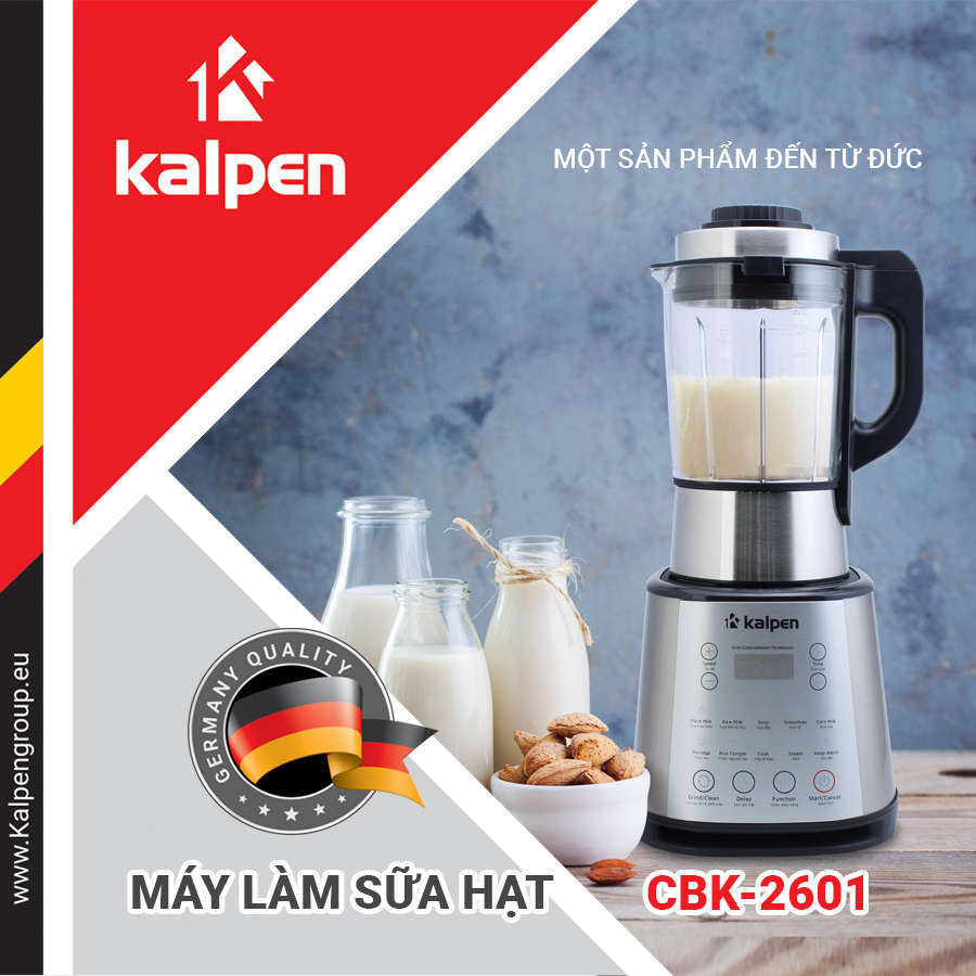 Máy xay nấu làm sữa hạt Kalpen CBK-2601