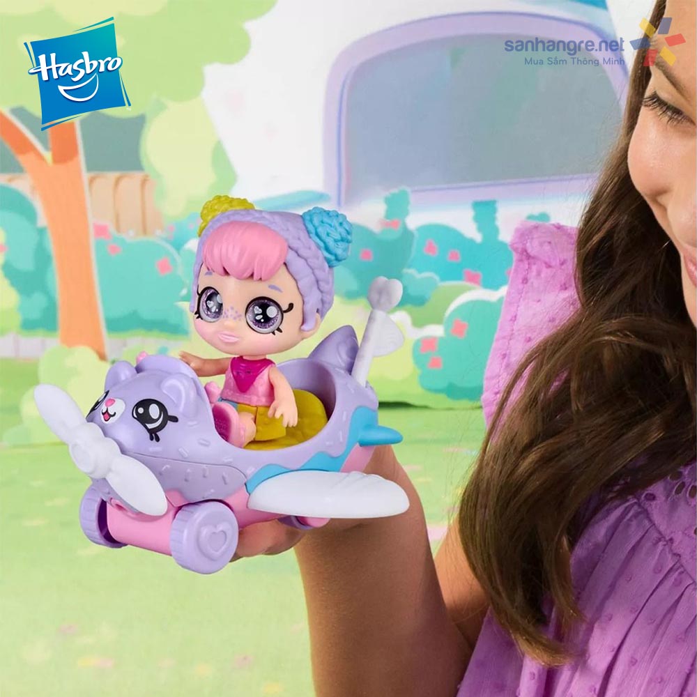 Búp bê đồ chơi Kindi Kids Minis Rainbow Kate's Airplane