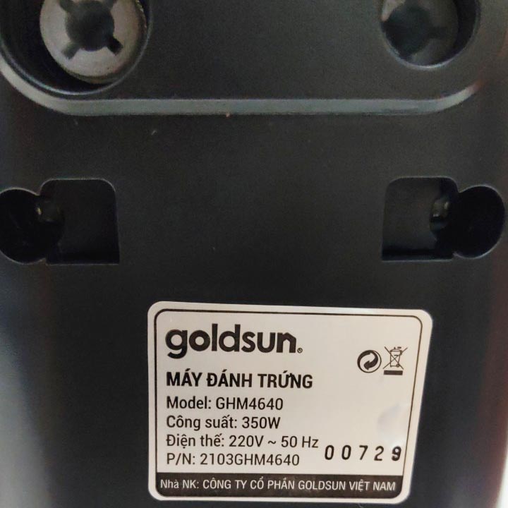 Máy đánh trứng cầm tay Goldsun GHM4640 công suất 350W