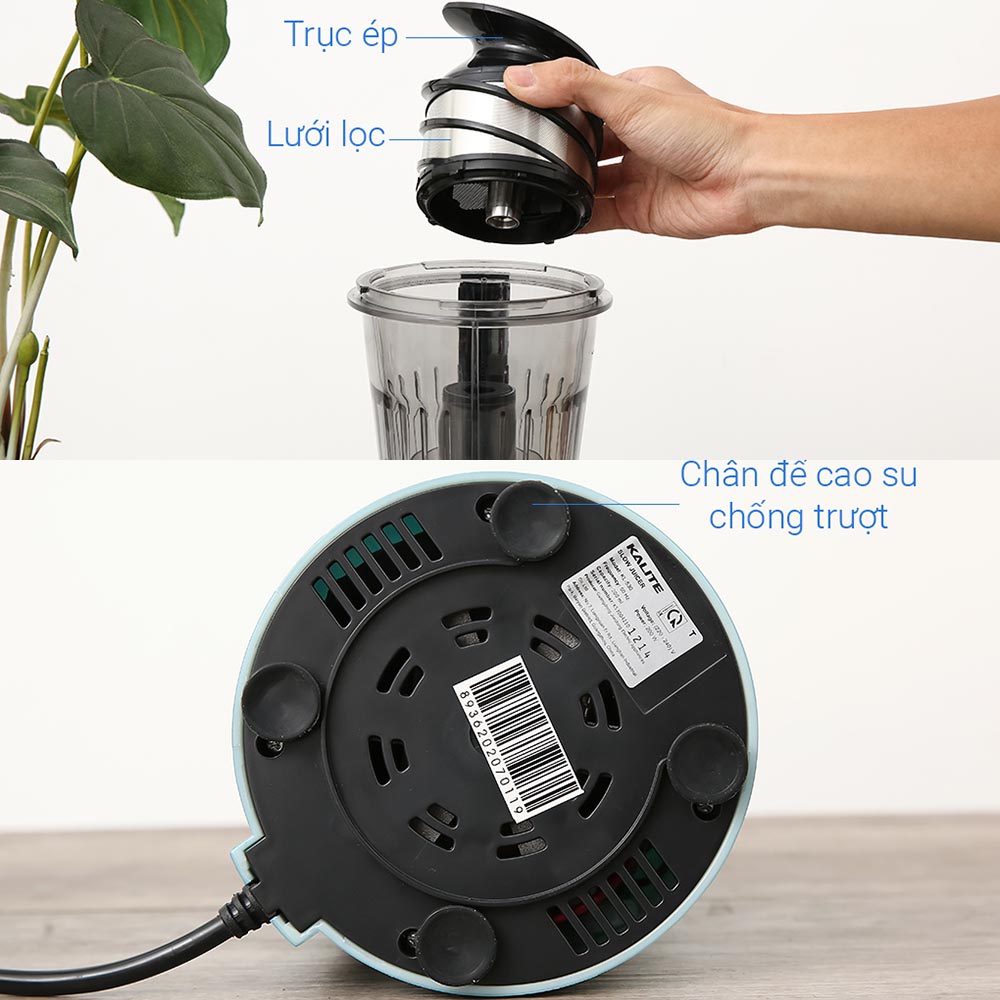 Máy ép chậm Kalite KL-530 công suất 200W