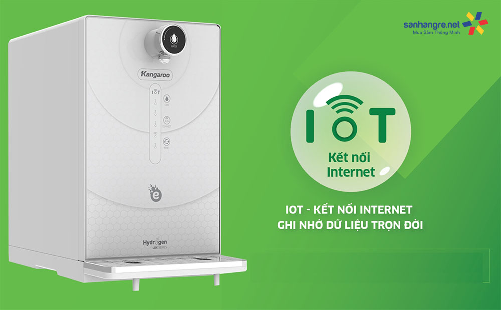 Máy lọc nước Kangaroo Hydrogen ion kiềm KG100EED-IoT