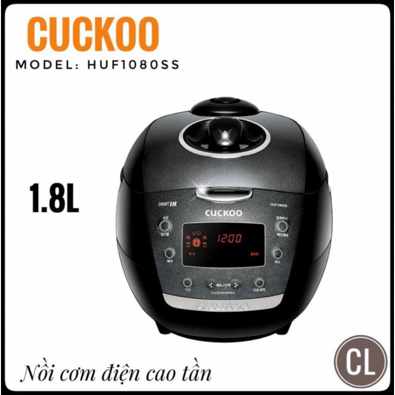 Nồi cơm điện cao tần Cuckoo CRP-HUF1080SS dung tích 1.8 lít