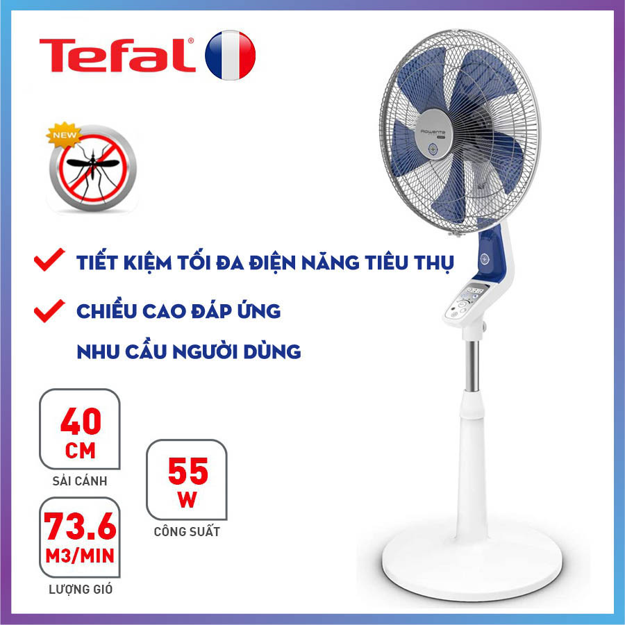 Quạt cây chức năng đuổi muỗi Tefal VF6410-71 có chức năng đuổi muỗi