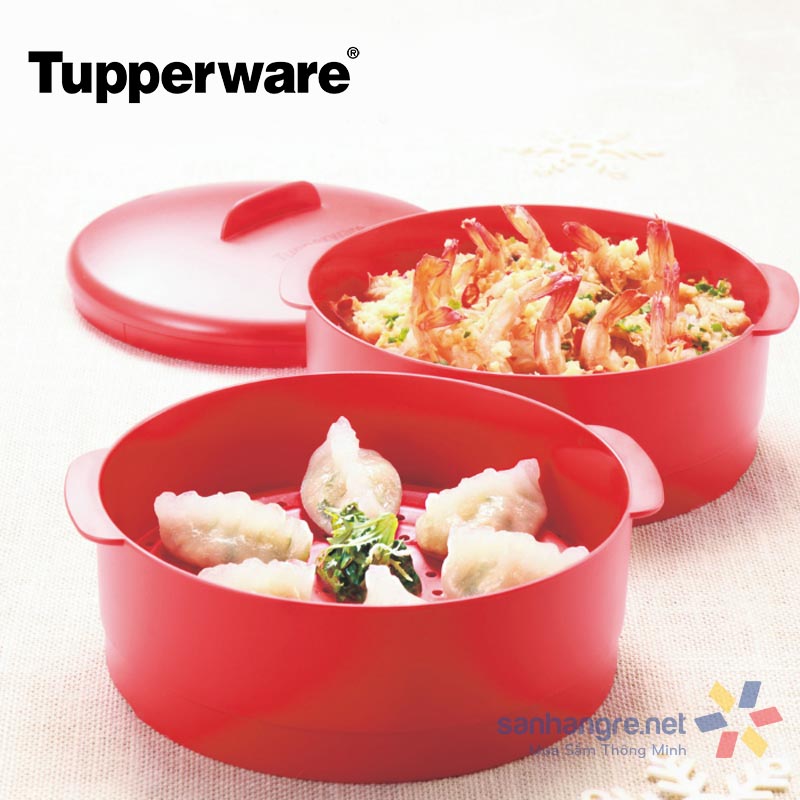 Xửng hấp Tupperware Steam It 2 tầng