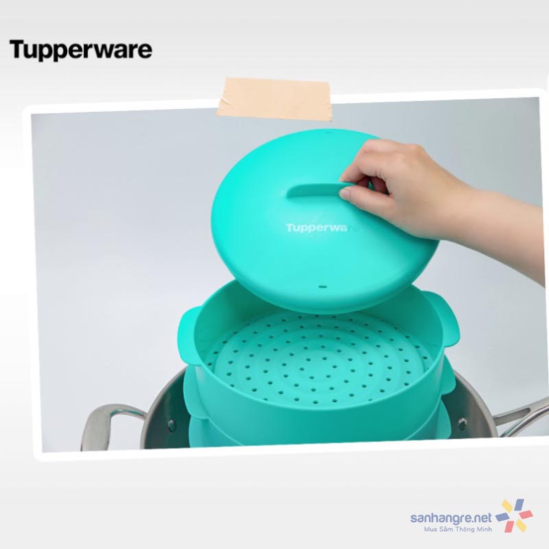 Xửng hấp 3 tầng Tupperware Steam It Paradise 20cm