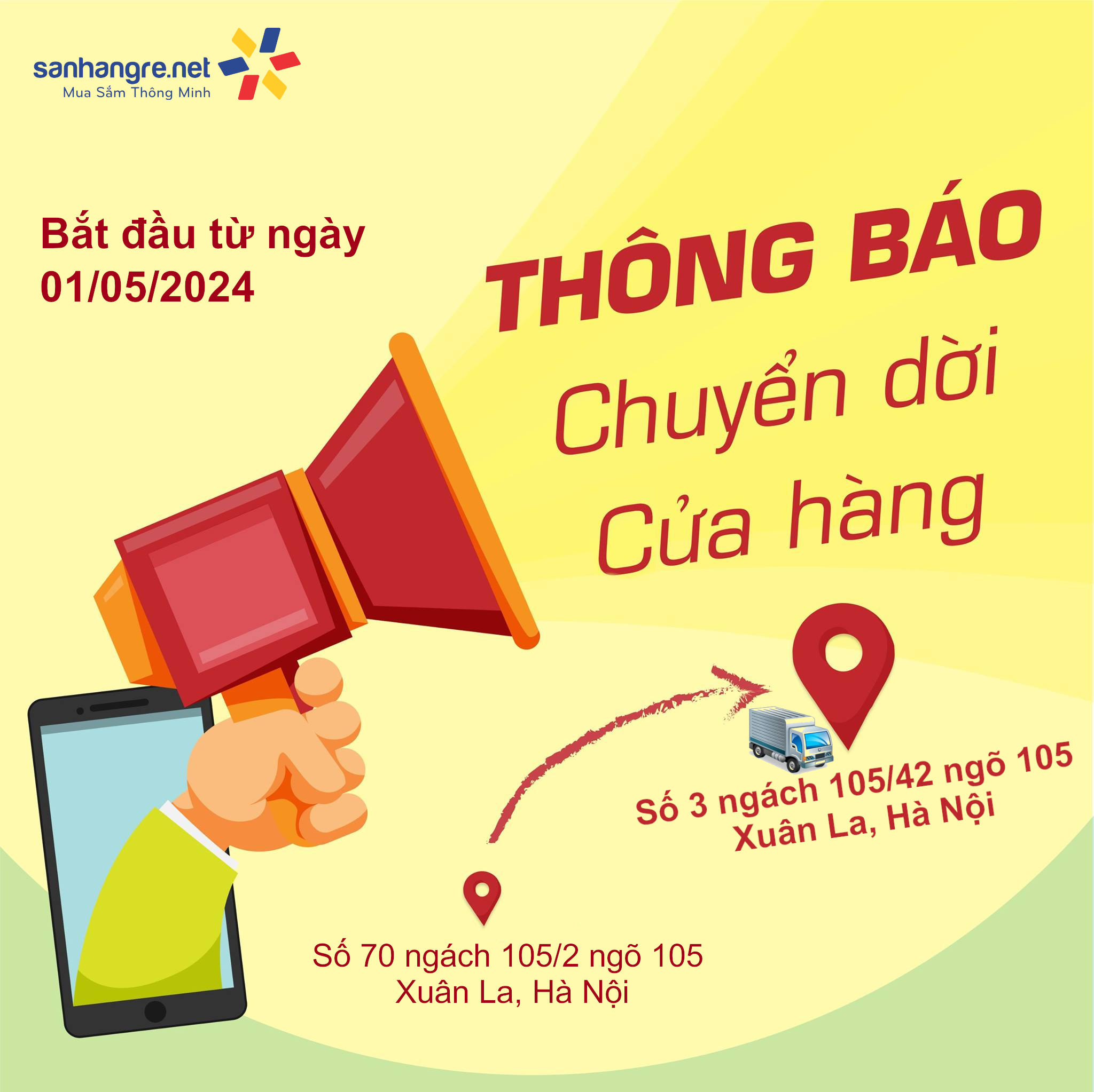 Địa chỉ mới 3DDiajachs 105/42 ngõ 105 Xuân La, Hà Nội