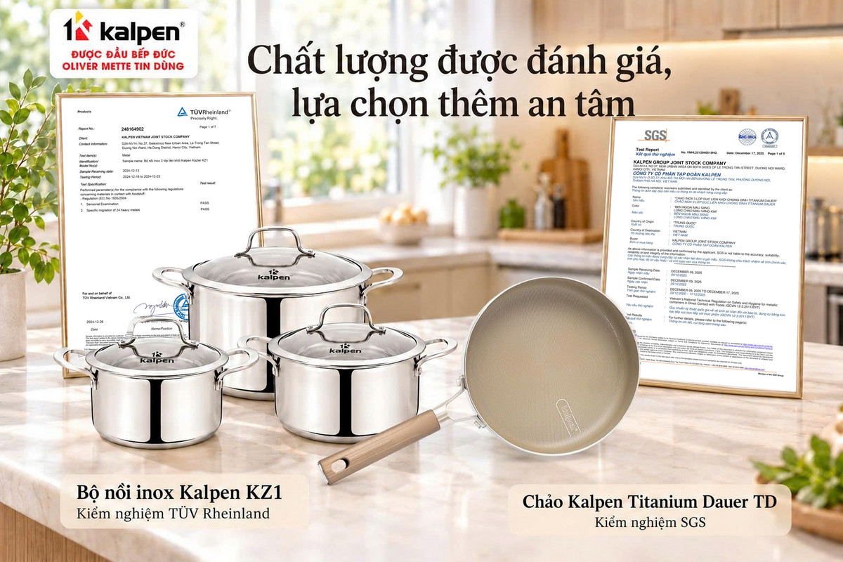 Kalpen có tốt không - chứng nhận TÜV Rheinland
