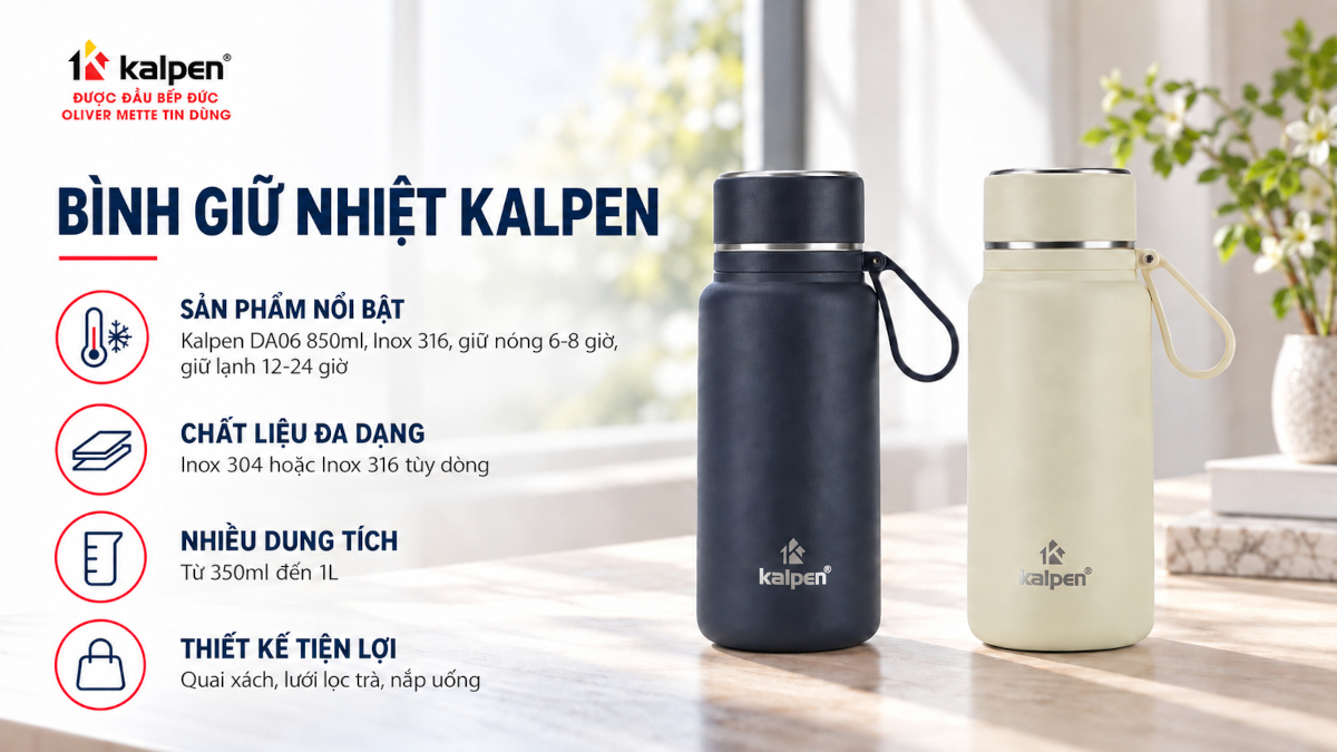 Kalpen có tốt không? Bình giữ nhiệt Kalpen