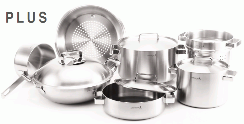 Bộ nồi inox Edelkochen Plus (Trắng)