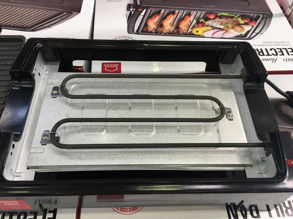Vỉ Nướng Điện ELECTRIC GRILL 1300W Lock&Lock EJG221