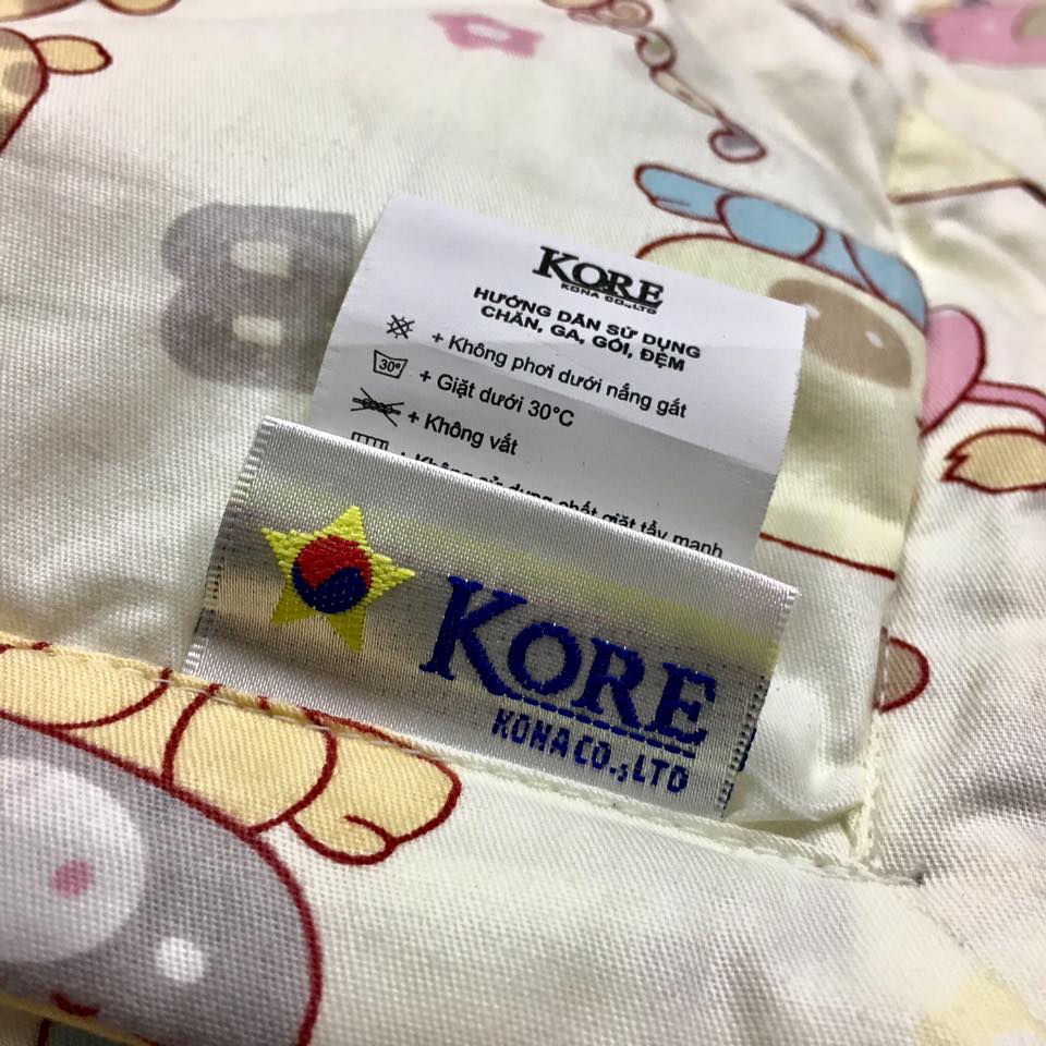 chăn trần cotton 100% korea 