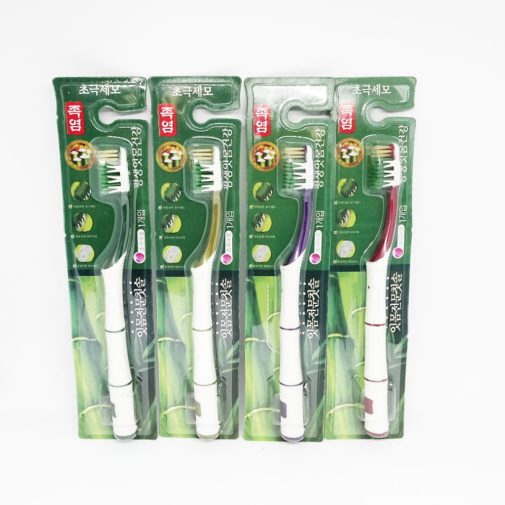 Bàn chải đánh răng muối tre Bamboo Salt chăm sóc răng e buốt Hàn Quốc