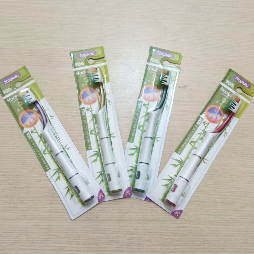 Bàn chải đánh răng muối tre Bamboo Salt chăm sóc răng e buốt Hàn Quốc Bàn chải đánh răng muối tre Nockito Bamboo Salt chăm sóc răng e buốt Hàn Quốc