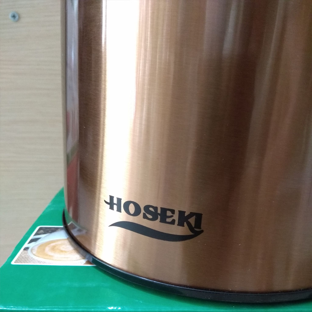 Ấm điện siêu tốc Inox 304 Hoseki 1.5L 1500W vàng đồng