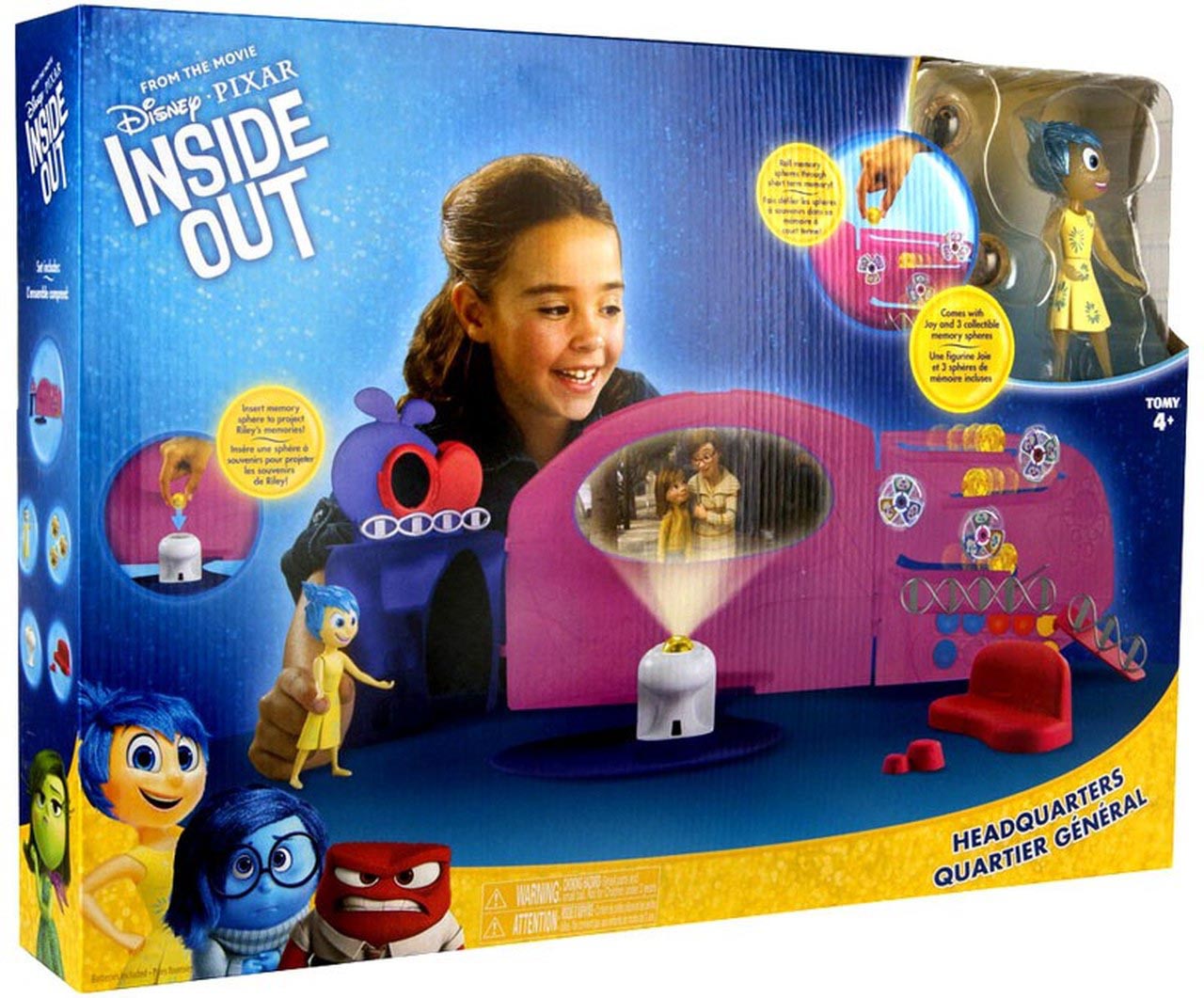 Bộ đồ chơi bé gái Disney Pixar Phòng Chiếu Phim - Inside Out Headquarters
