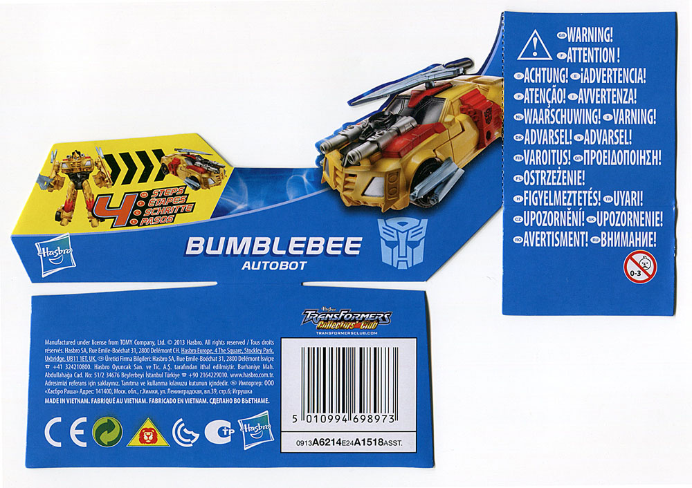 Đồ chơi Transformer - Robot biến hình Beast Hunters Bumblebee