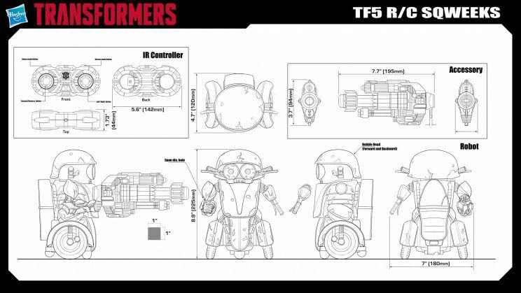 Đồ chơi Robot biến hình xe máy Transformers The Last Knight - Autobot Sqweeks