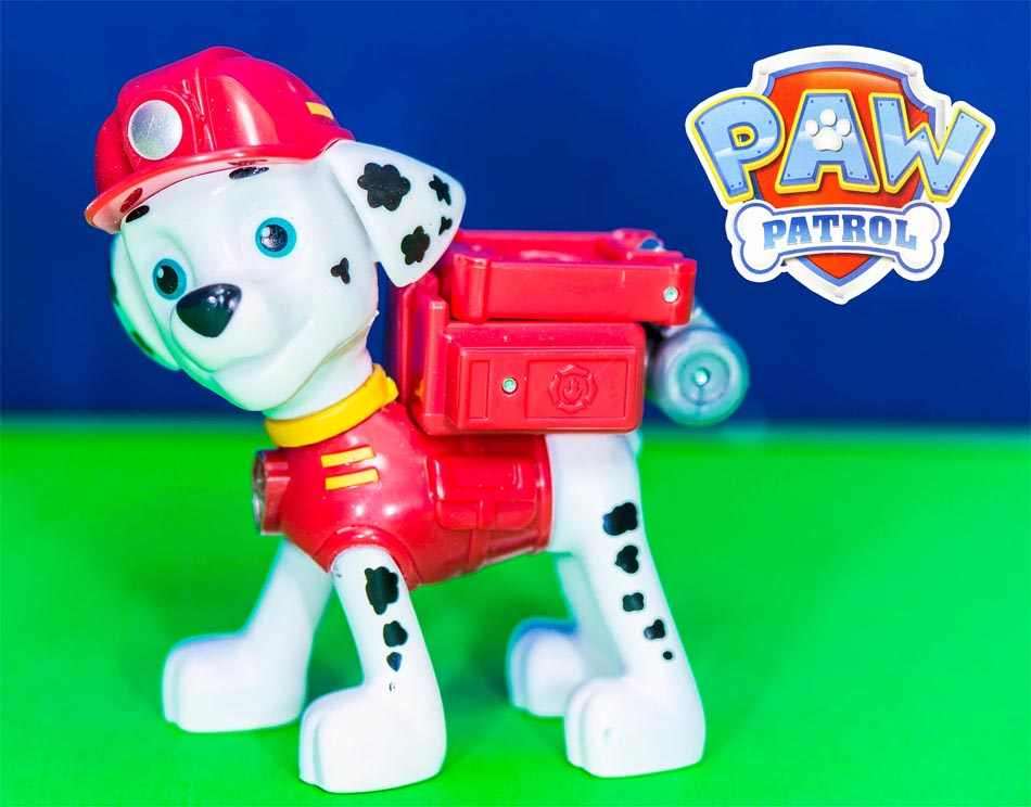 Bộ 3 chó Paw Patrol Hero Pup Toy - Karate Zuma, Marshall và Robodog