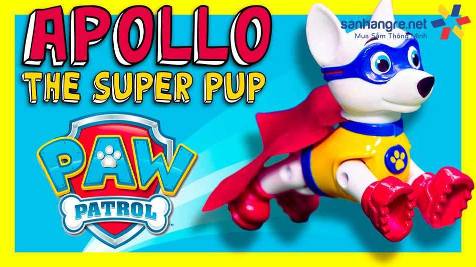 Chó siêu nhân Paw Patrol Super Put - Apollo