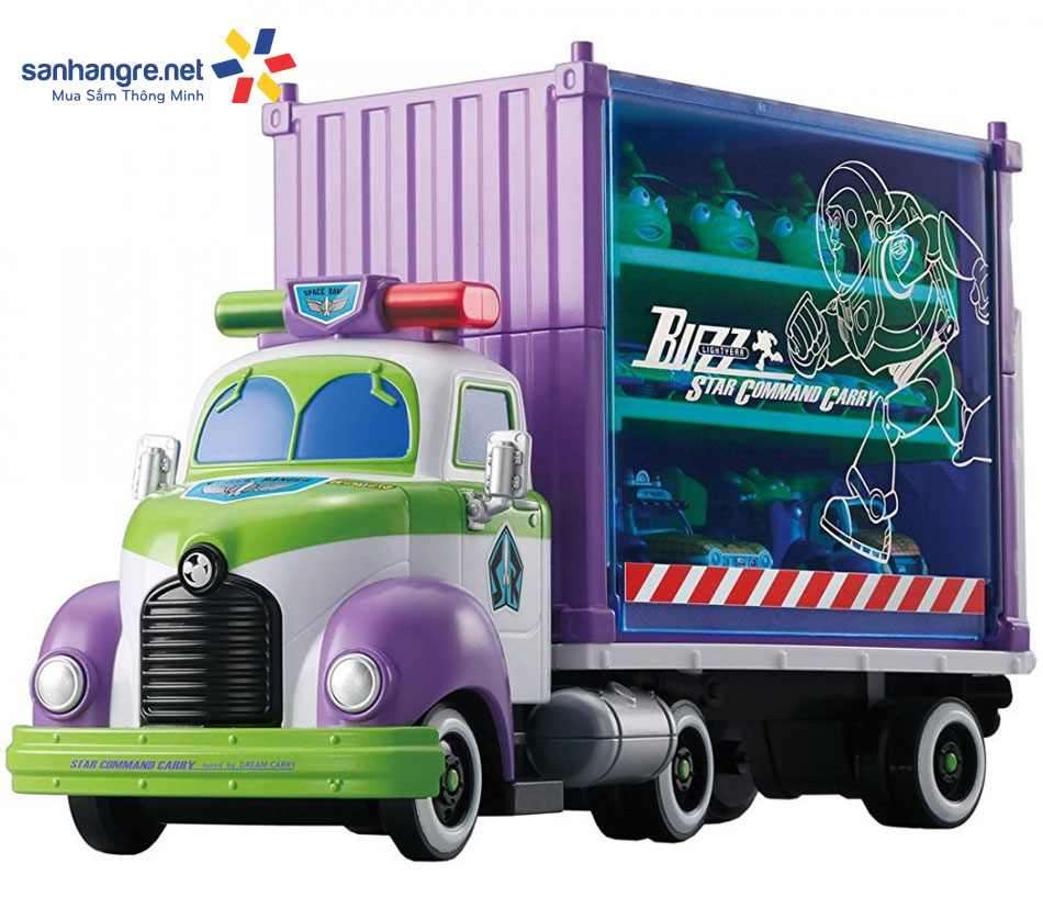 Xe Container Rơ mooc Tomica Disney Star Command Carry​