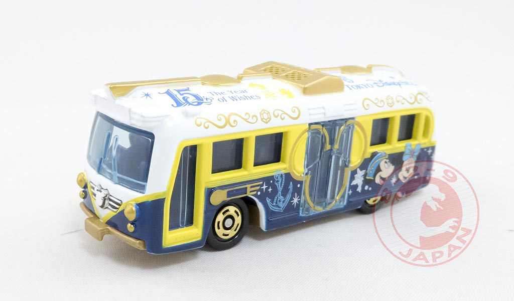Xe bus mô hình Tomica Disney Tokyo Resort TDS 15th Anniversary Cruiser