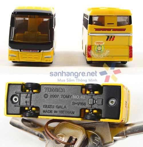 Xe bus mô hình Tomica Hato Bus 42 new 2016 hàng Box