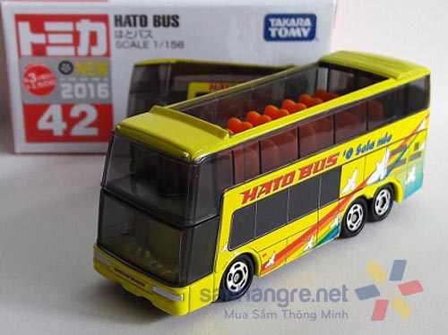 Xe bus mô hình Tomica Hato Bus 42 new 2016 hàng Box