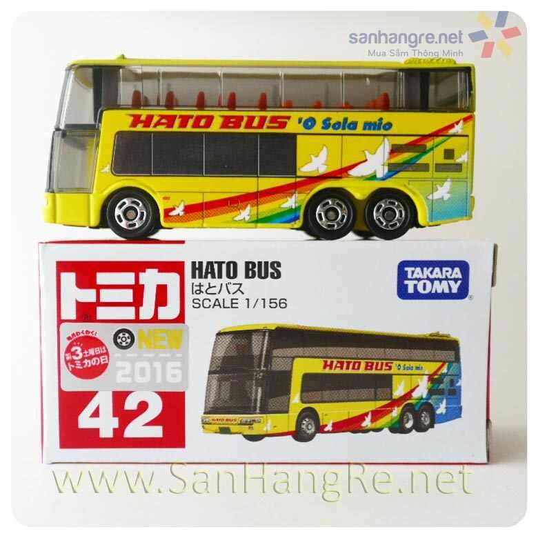 Xe bus mô hình Tomica Hato Bus 42 new 2016 hàng Box