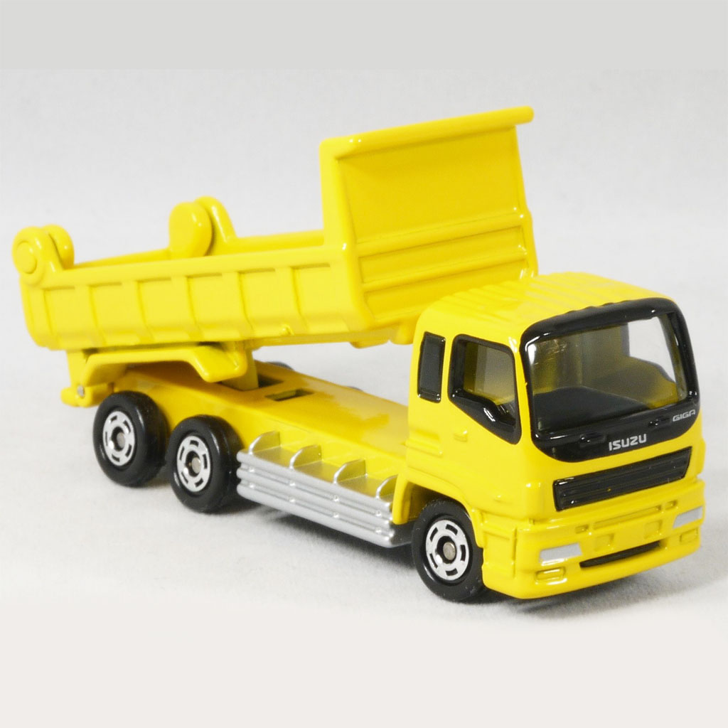 Xe ô tô tải mô hình Tomica Isuzu Giga Dump Truck màu vàng