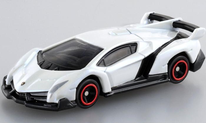Siêu xe ô tô mô hình Tomica Lamborghini Veneno màu trắng