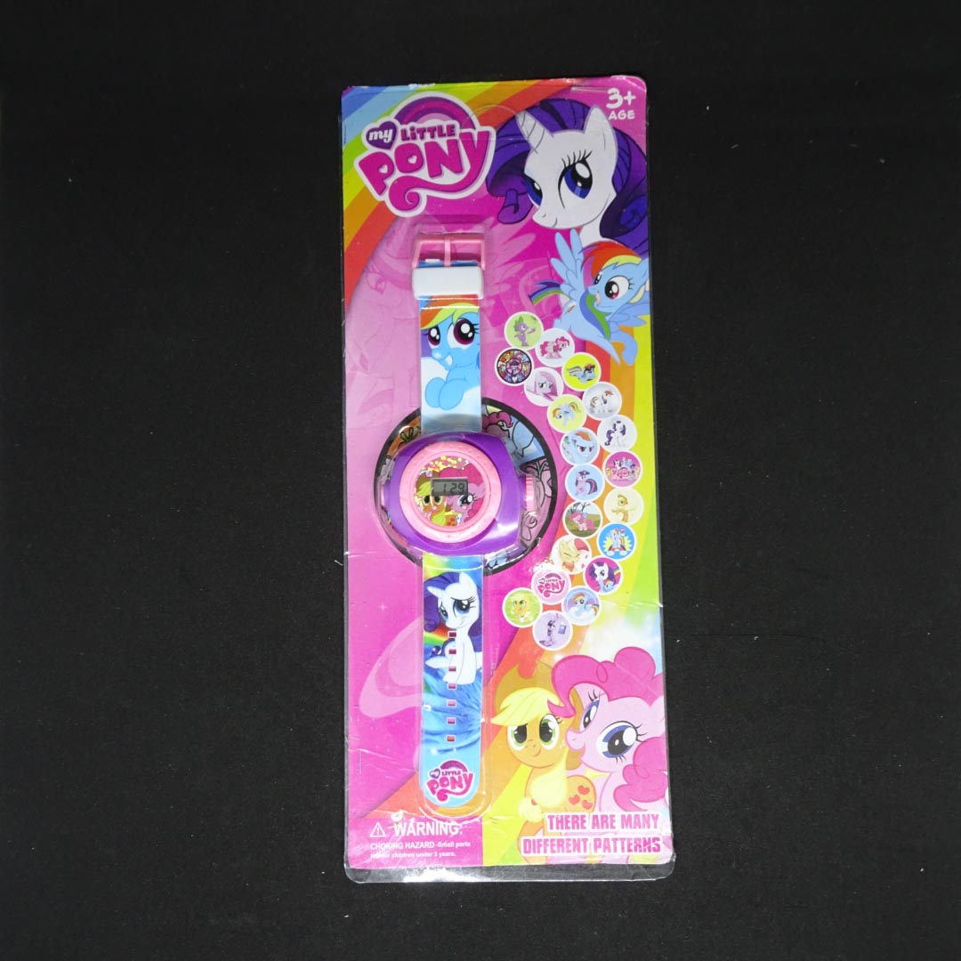 Đồng hồ điện tử đeo tay chiếu hình 3D WLT22P My Little Pony