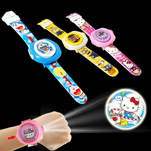 Đồng hồ điện tử đeo tay chiếu hình 3D WLT22L Doraemon