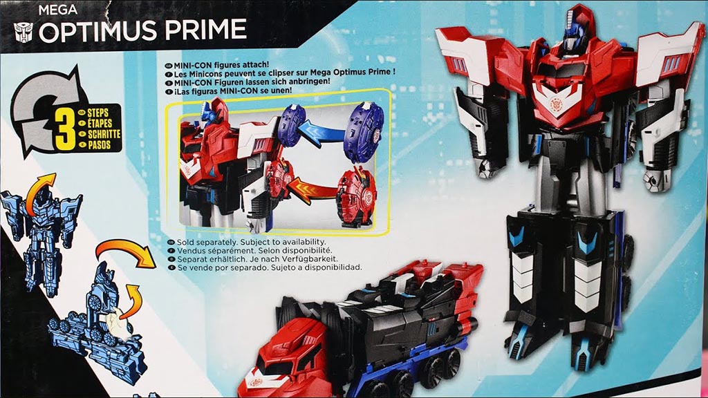 Đồ chơi Robot Transformer biến hình siêu tốc xe container Mage Optimus Prime 3 bước