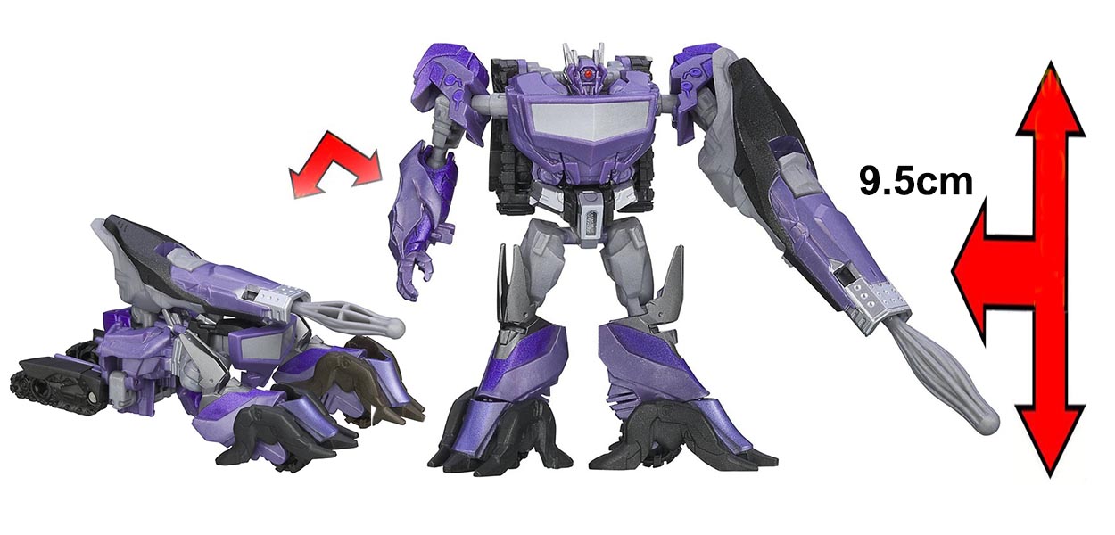 Đồ Chơi Transformer Prime biến hình Beast Hunters Commander - Shockwave (Box)