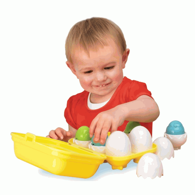 Bộ đồ chơi 6 trứng sắc màu Tomy 