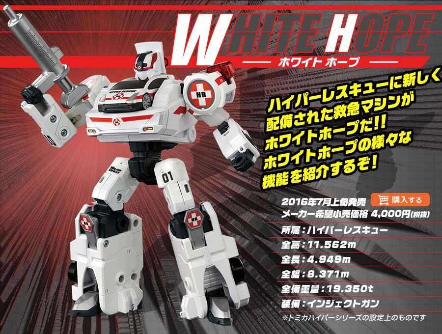 Robot biến hình Ô tô Tomy White Hope