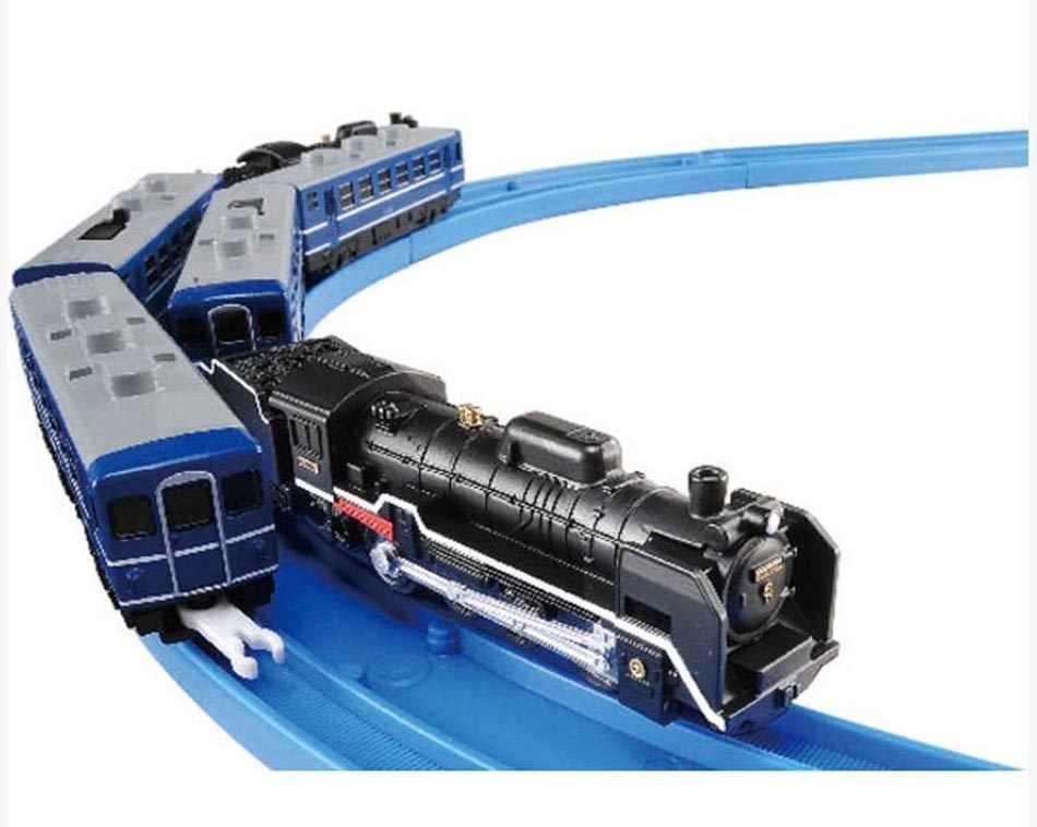 Đồ chơi lắp ráp mô hình đường tàu xe lửa chạy pin với đường ray lớn và  nhiều toa tàu cho bé Đồ chơi trẻ emCOSY Toys Danang