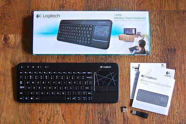 Bàn phím kiêm bàn rê Logitech K400r không dây