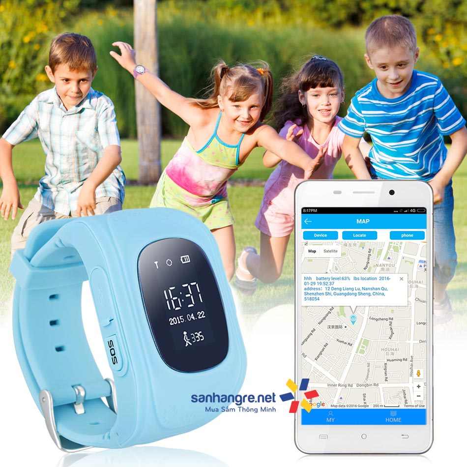 Đồng hồ định vị GPS thông minh SmartKids cho bé yêu