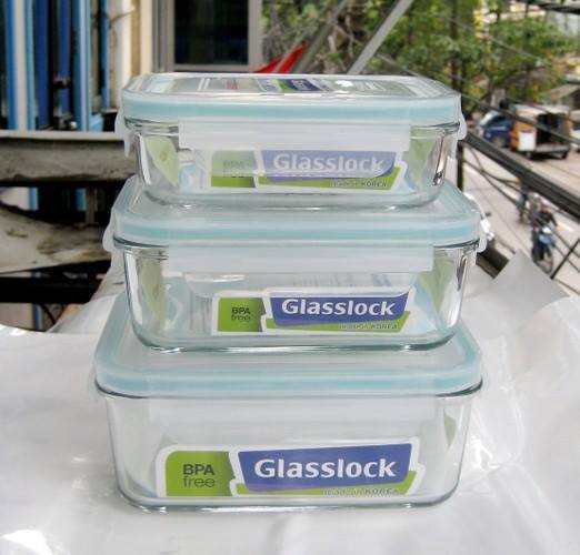 Bộ 3 hộp đựng thủy tinh Glasslock GL54
