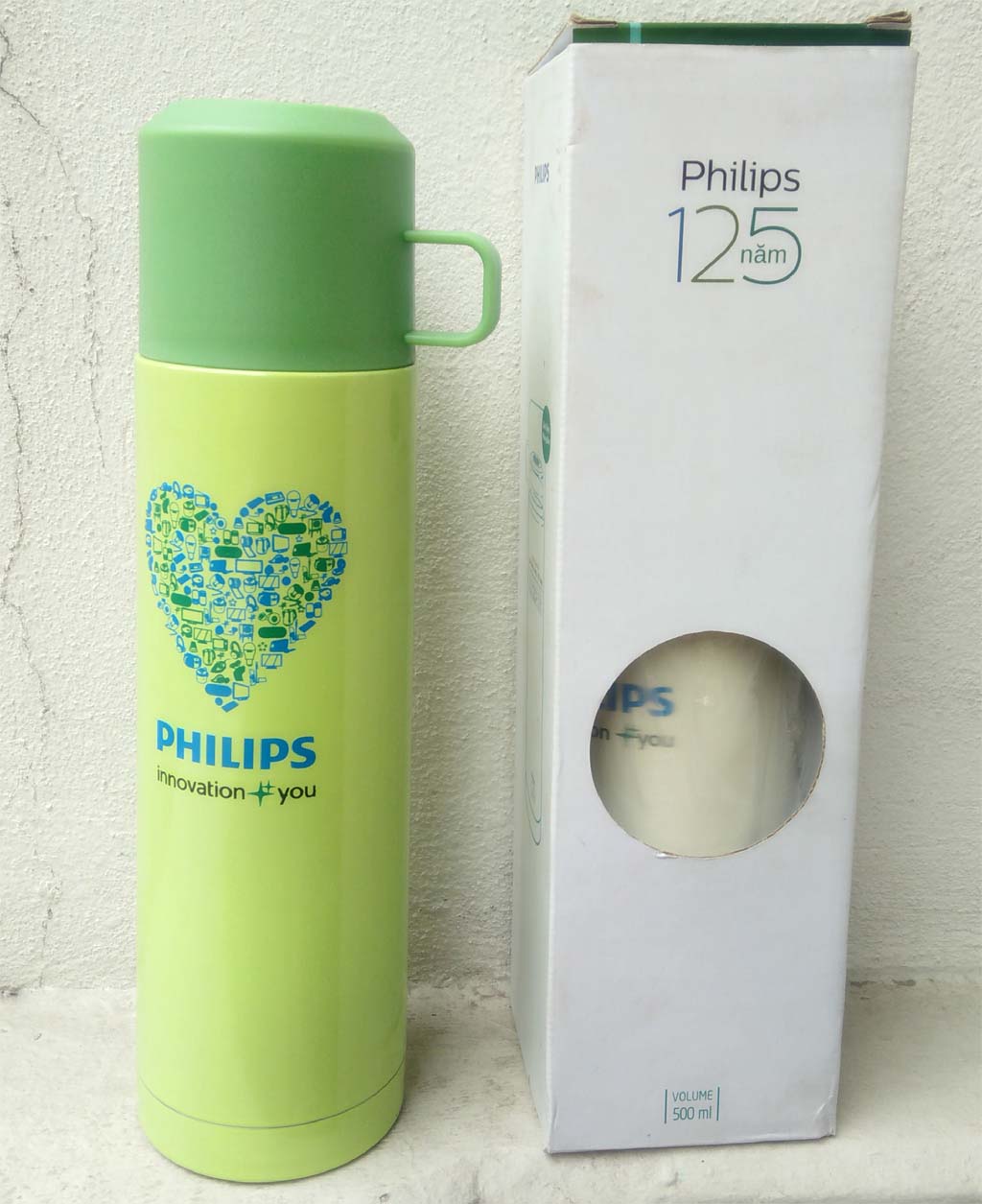 Bình giữ nhiệt 500ml Dong Hwa BKB-048-050 quà tặng Philips