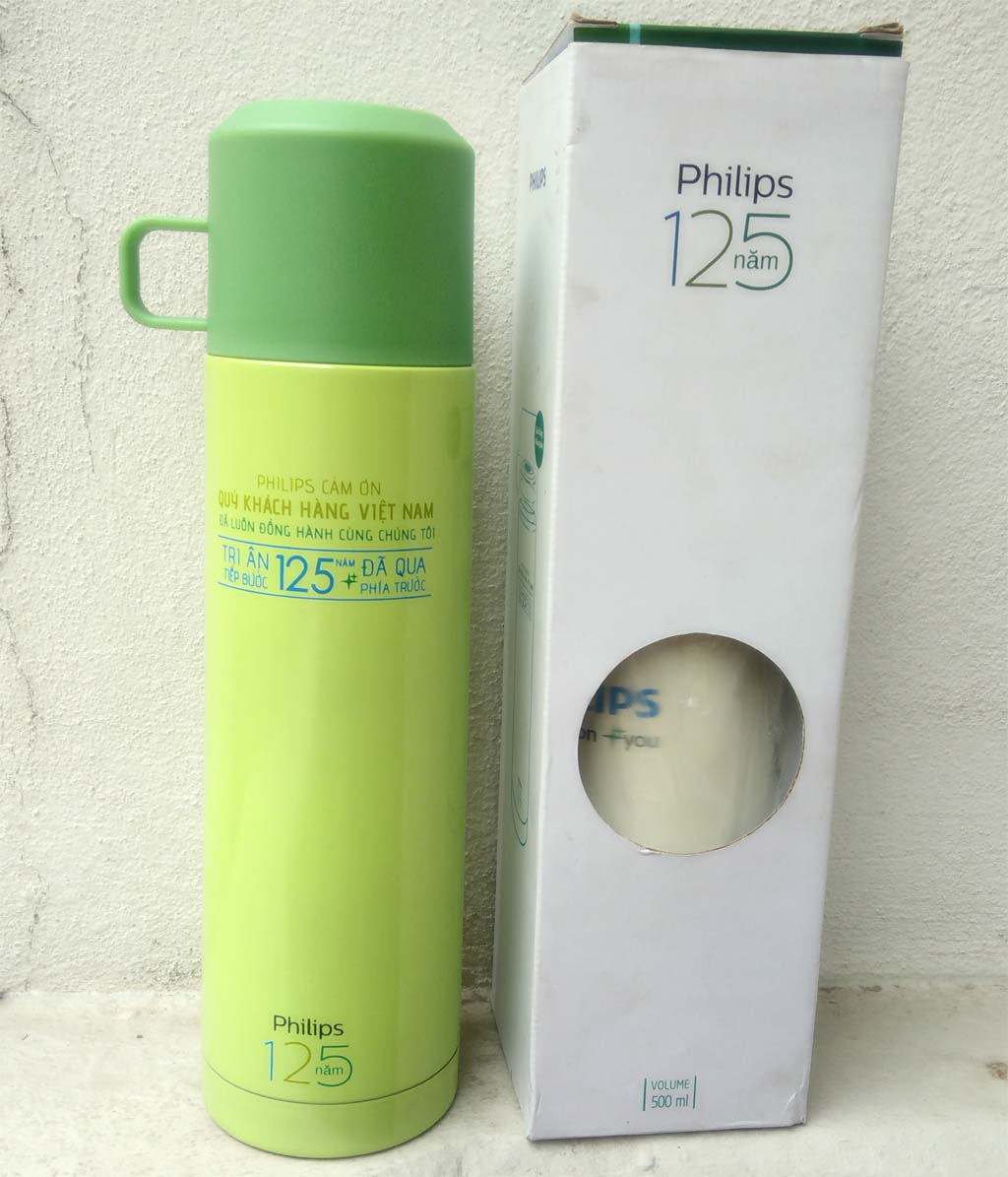 Bình giữ nhiệt 500ml Dong Hwa BKB-048-050 quà tặng Philips